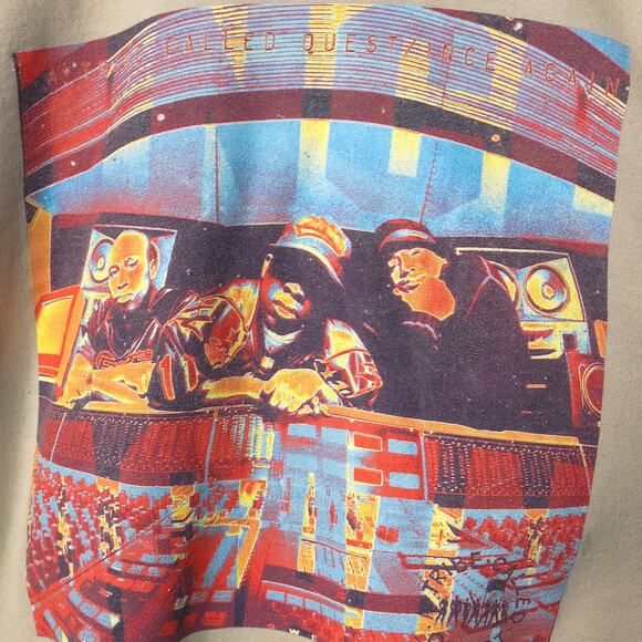 A Tribe Called Quest Sweatshirt Cream Size Small Hip Hop Graphic Streetwear - Picture 4 of 6